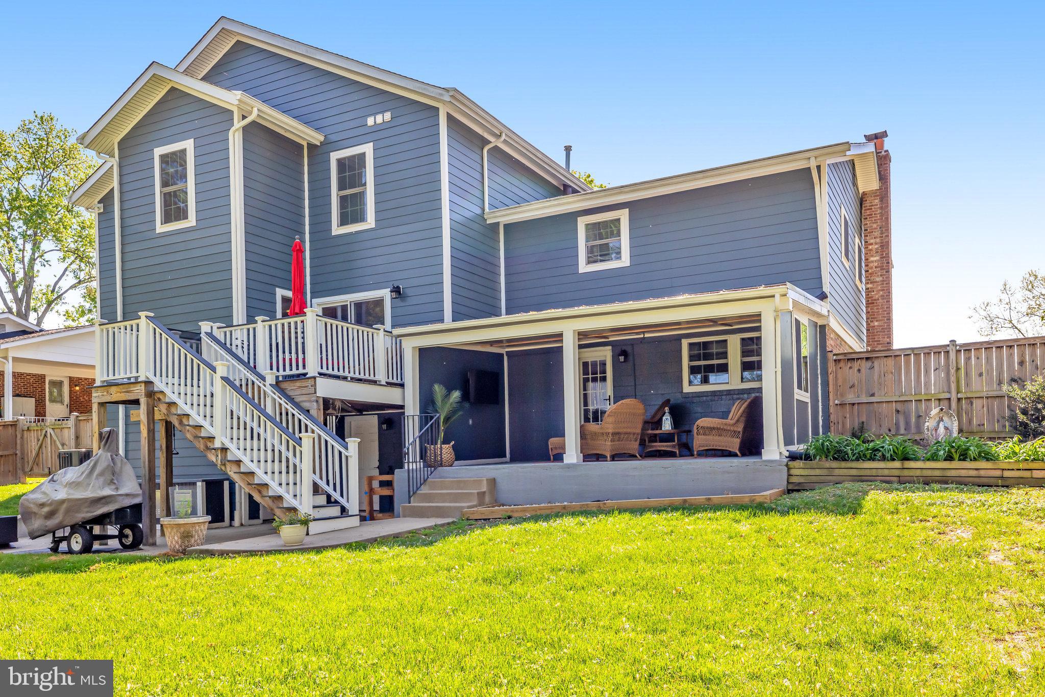 2314 Apple Hill Road Alexandria, VA 22308 - Photo 44 of 45 Rear of house and garden