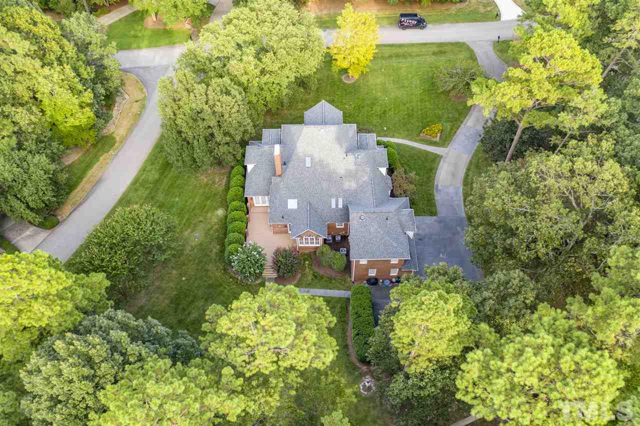 4621 White Chapel Way Raleigh, NC 27615 - Photo 28 of 30 an aerial view of a house