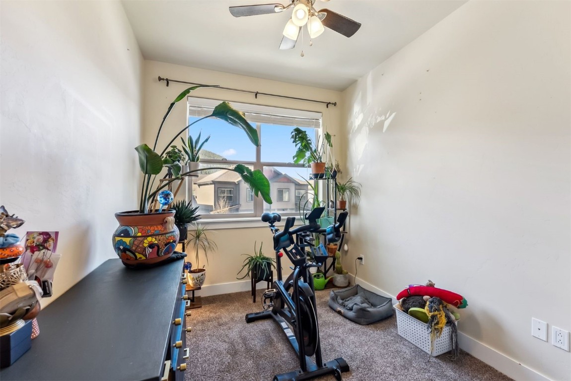 32 Wayback Drive, Unit 32 Keystone, CO 80435 - Photo 14 of 28 a room with gym equipment and a mirror