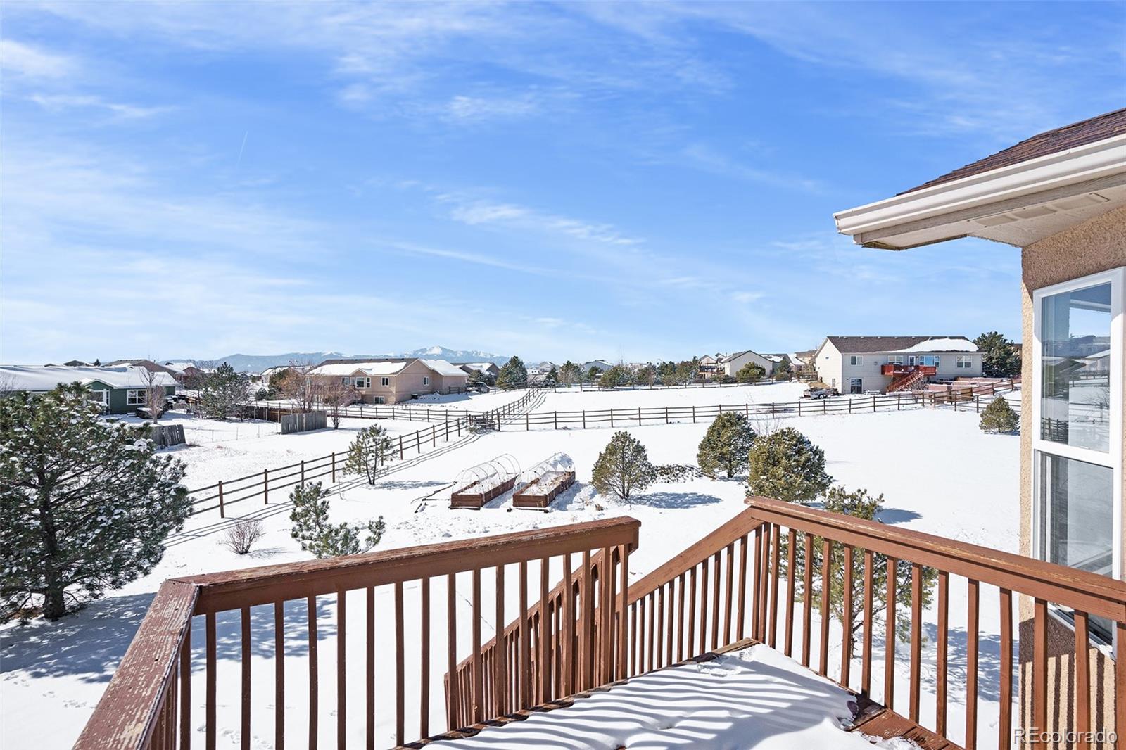 11949 Rio Secco Road Peyton, CO 80831 - Photo 19 of 19 a view of a balcony with city view