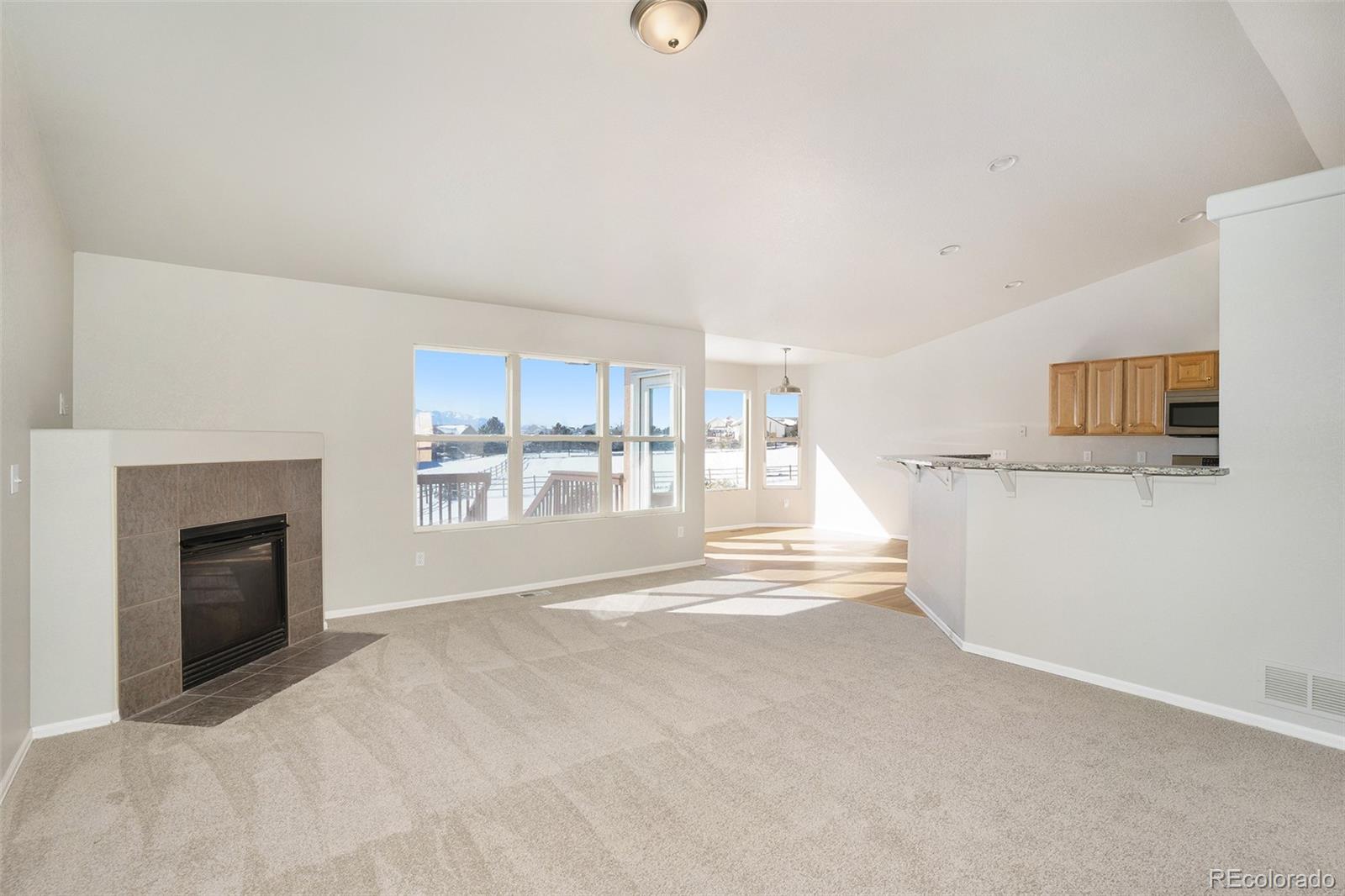 11949 Rio Secco Road Peyton, CO 80831 - Photo 5 of 19 a view of a kitchen and a windows a fireplace