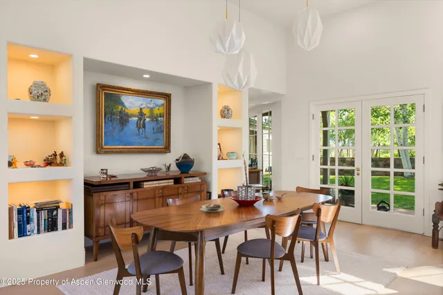 a room with furniture and a window