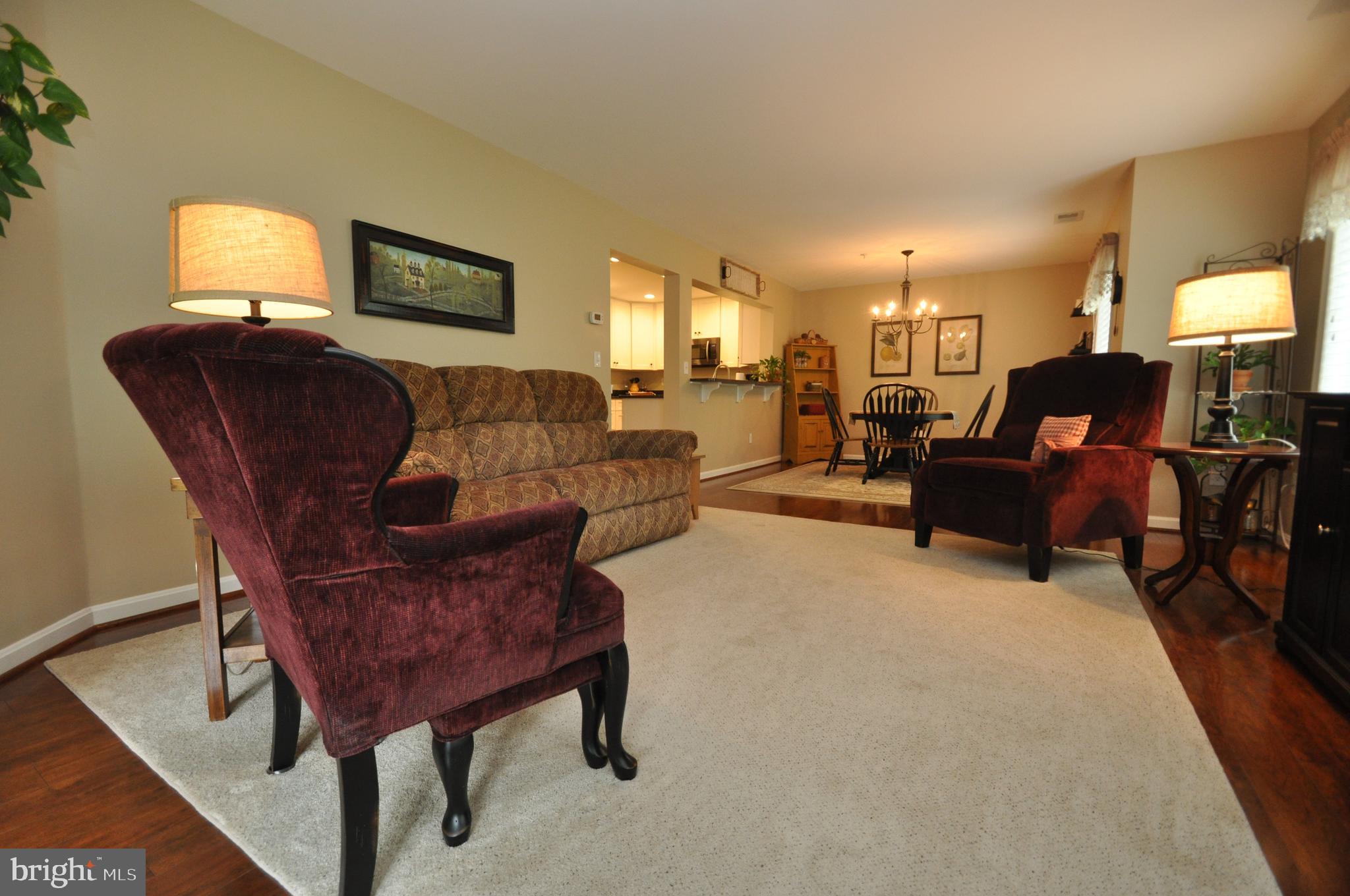 445 Pleasanton Road, Unit C33 Westminster, MD 21157 - Photo 9 of 25 Spacious living room,so bright and cheerful!