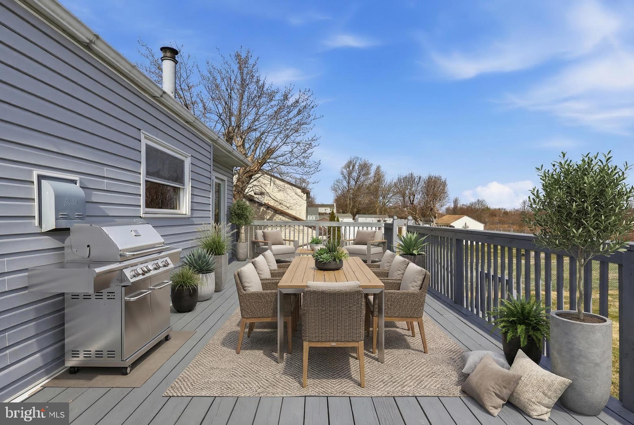 403 Byron Road Warminster, PA 18974 - Photo 17 of 76 large Rear Deck Staged