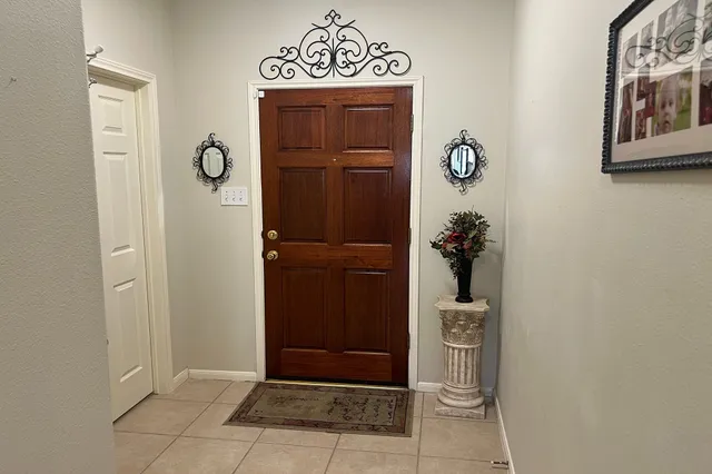 a view of elevator with hallway