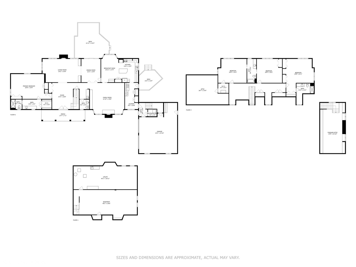 1100 Turicum Road Lake Forest, IL 60045 - Photo 38 of 38 a picture of floor plan