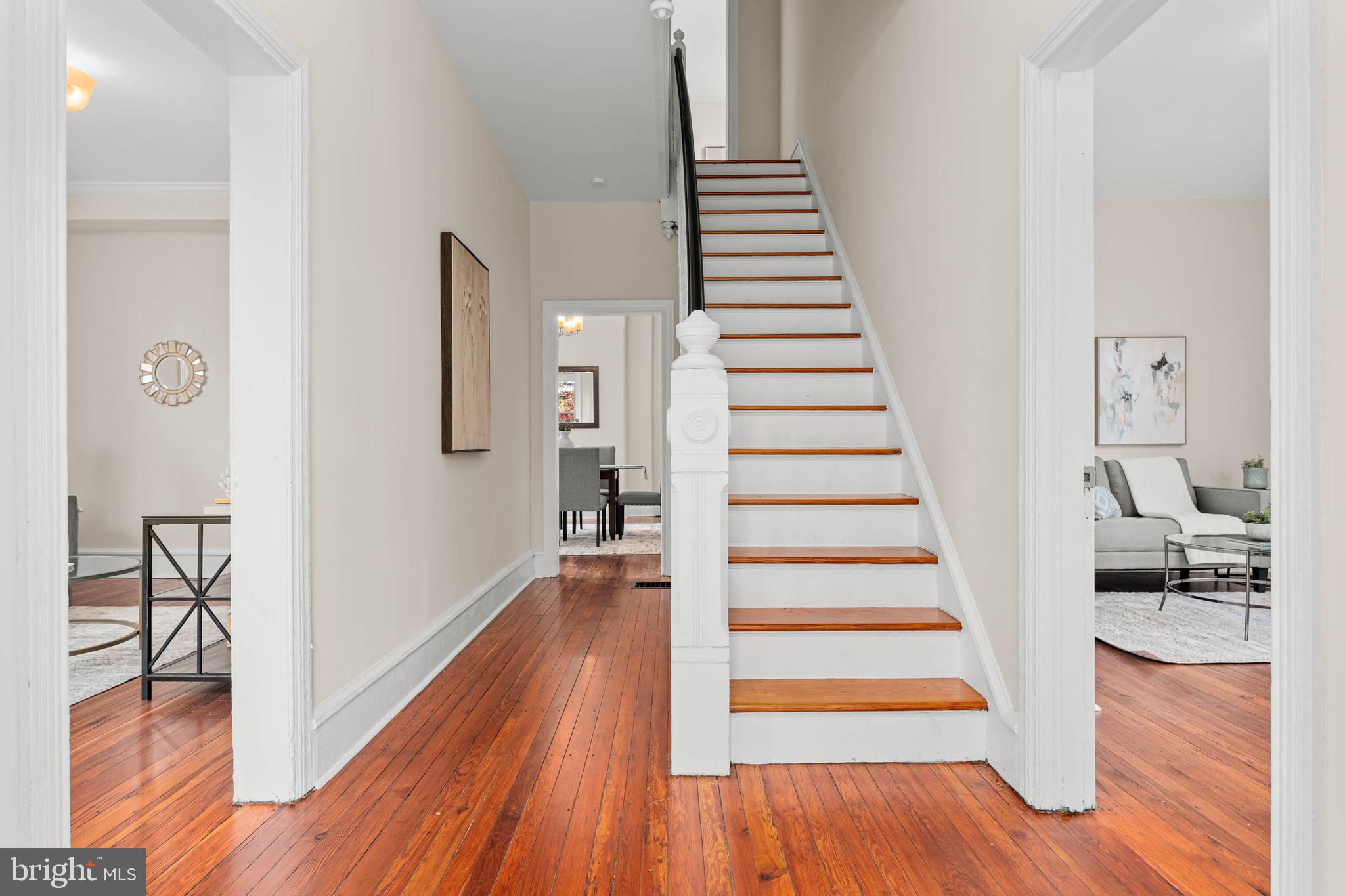115 President Avenue Rutledge, PA 19070 - Photo 8 of 34 a view of a room with wooden floor and stairs