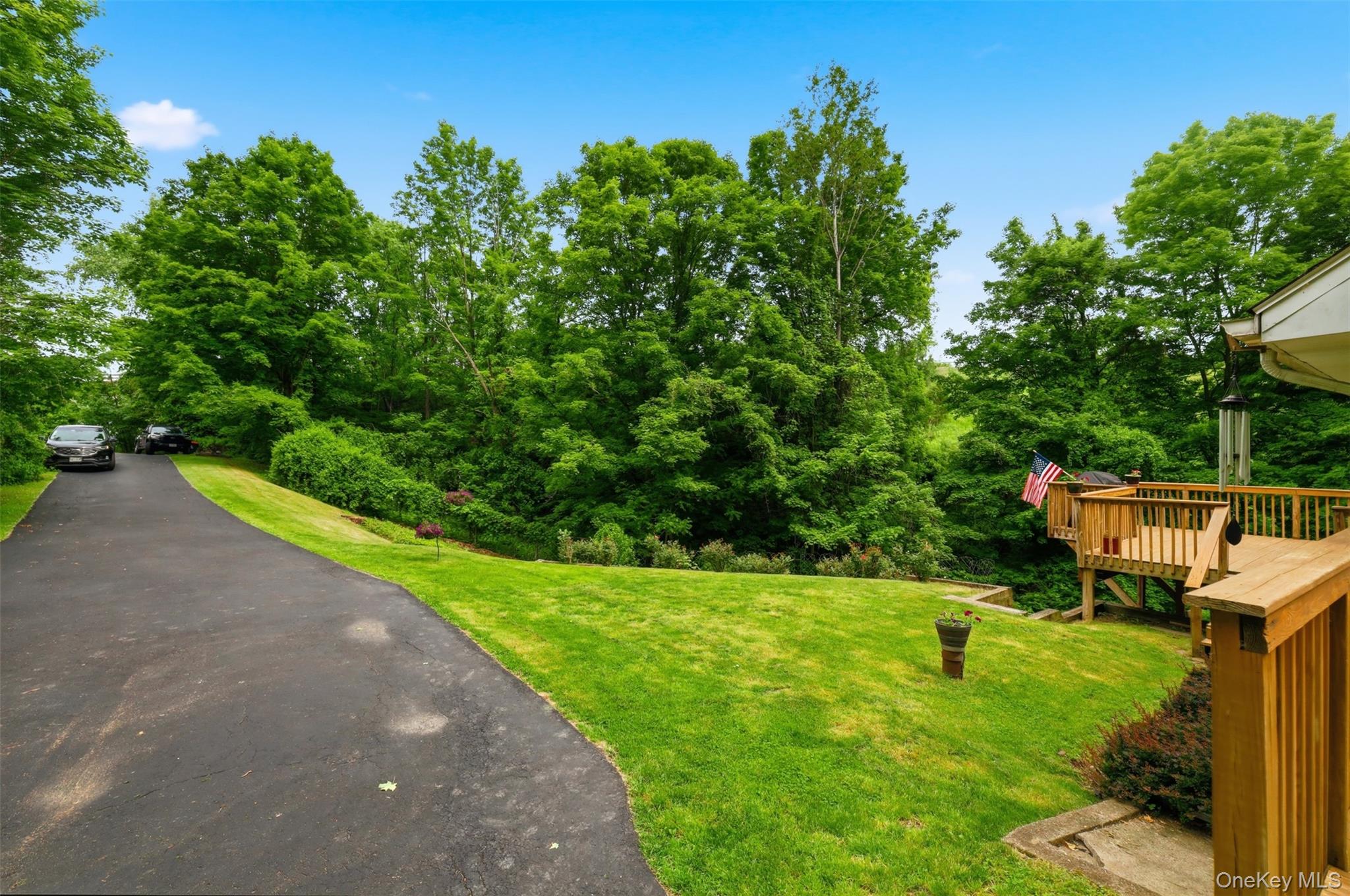 236 Hosner Mountain Road Hopewell Junction, NY 12533 - Photo 46 of 46 Expansive green lawn with mature trees and a private asphalt driveway