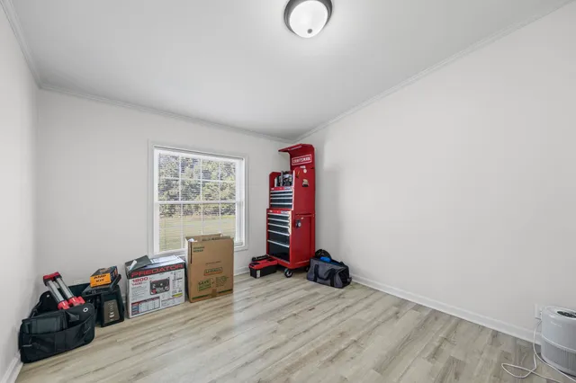 a view of livingroom with furniture and toys