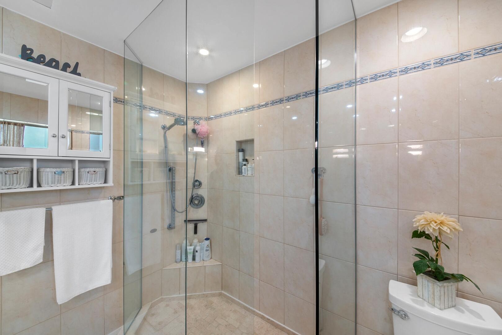 220 Southeast 2nd Avenue Pompano Beach, FL 33060 - Photo 17 of 43 a bathroom with a shower