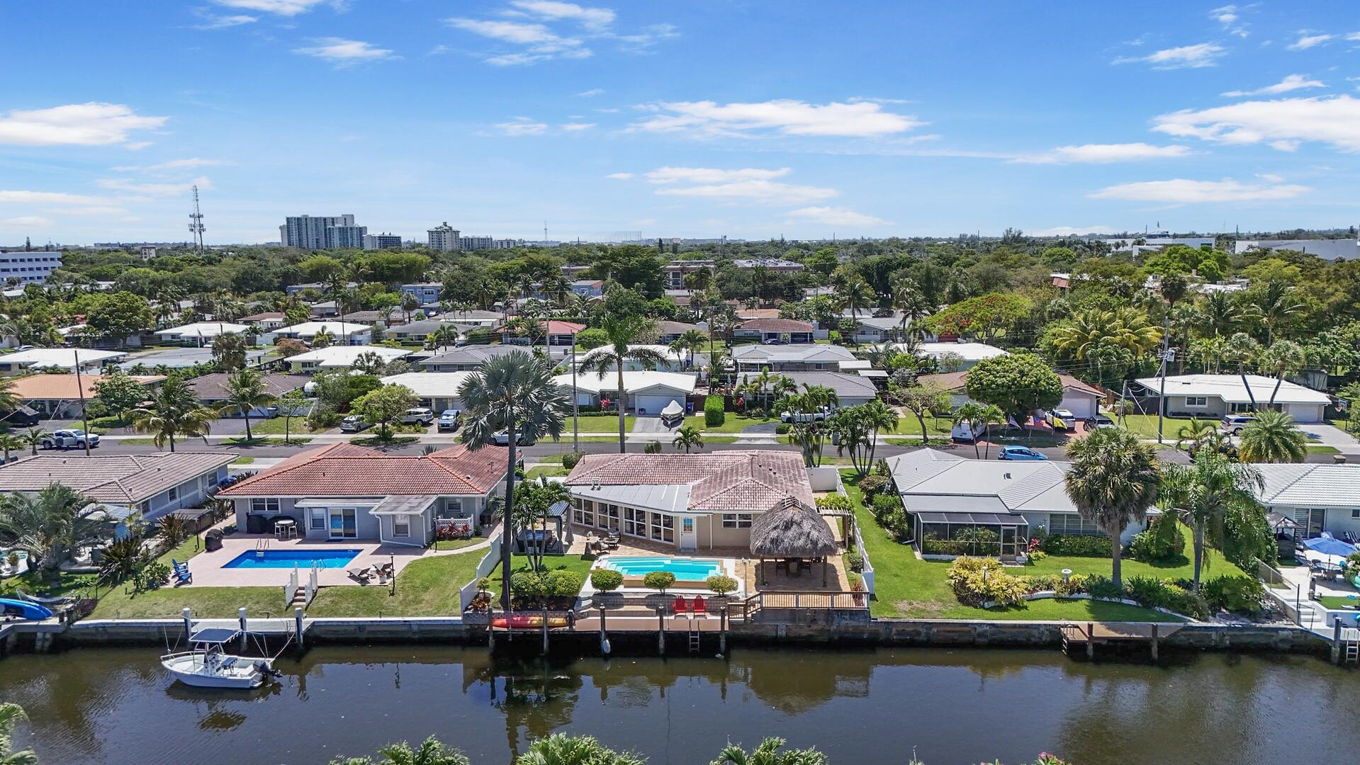 220 Southeast 2nd Avenue Pompano Beach, FL 33060 - Photo 32 of 43 an aerial view of residential houses with outdoor space