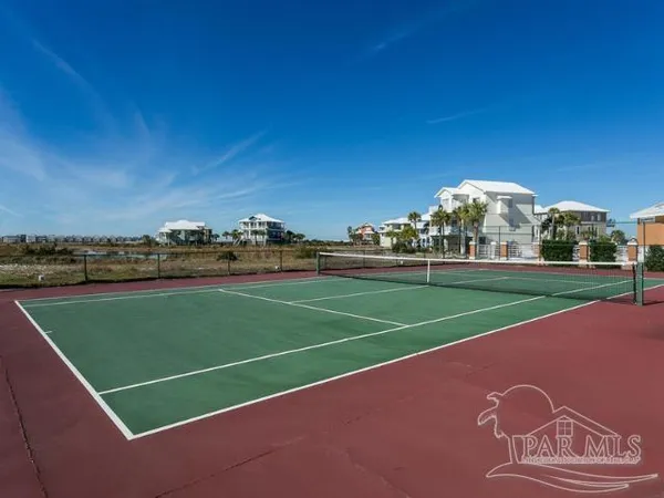 a view of a tennis court