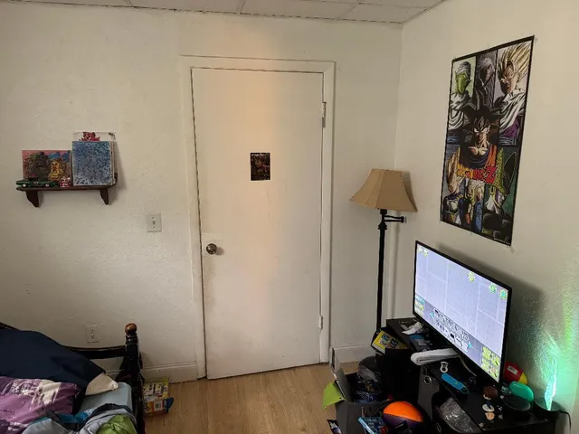 a room with storage and utility