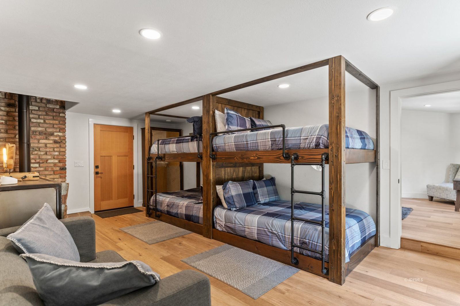 25010 Tahquitz Road Idyllwild, CA 92549 - Photo 26 of 93 a bedroom with furniture and a large window