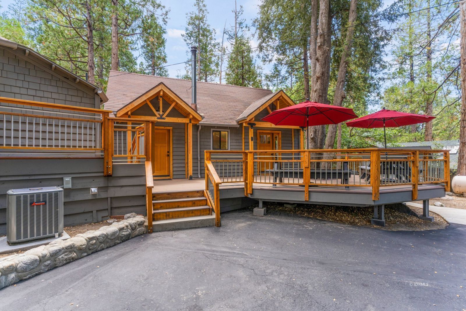 25010 Tahquitz Road Idyllwild, CA 92549 - Photo 50 of 93 a view of a house with a yard and sitting area