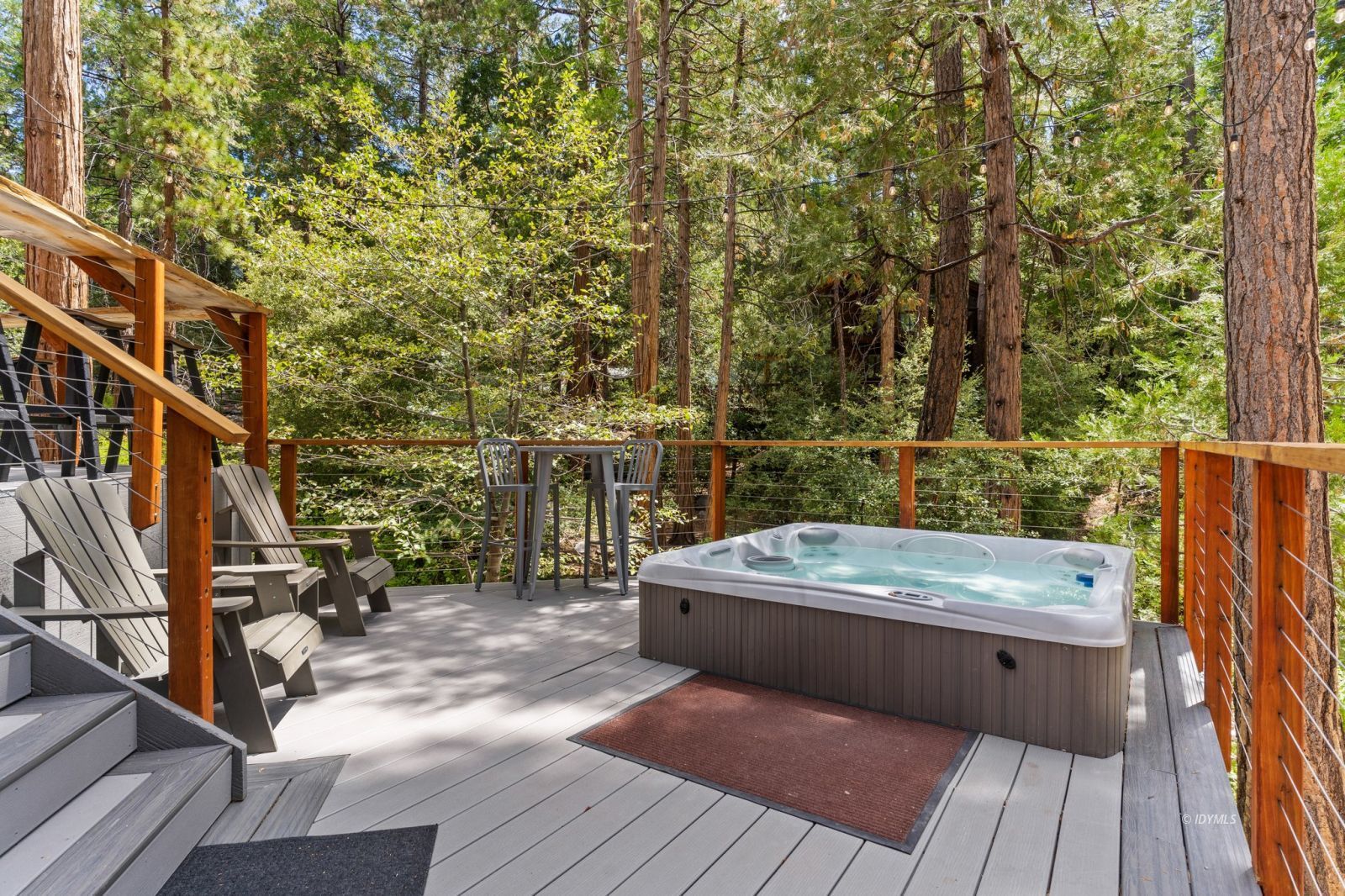 25010 Tahquitz Road Idyllwild, CA 92549 - Photo 62 of 93 Hot tub overlooking the deck