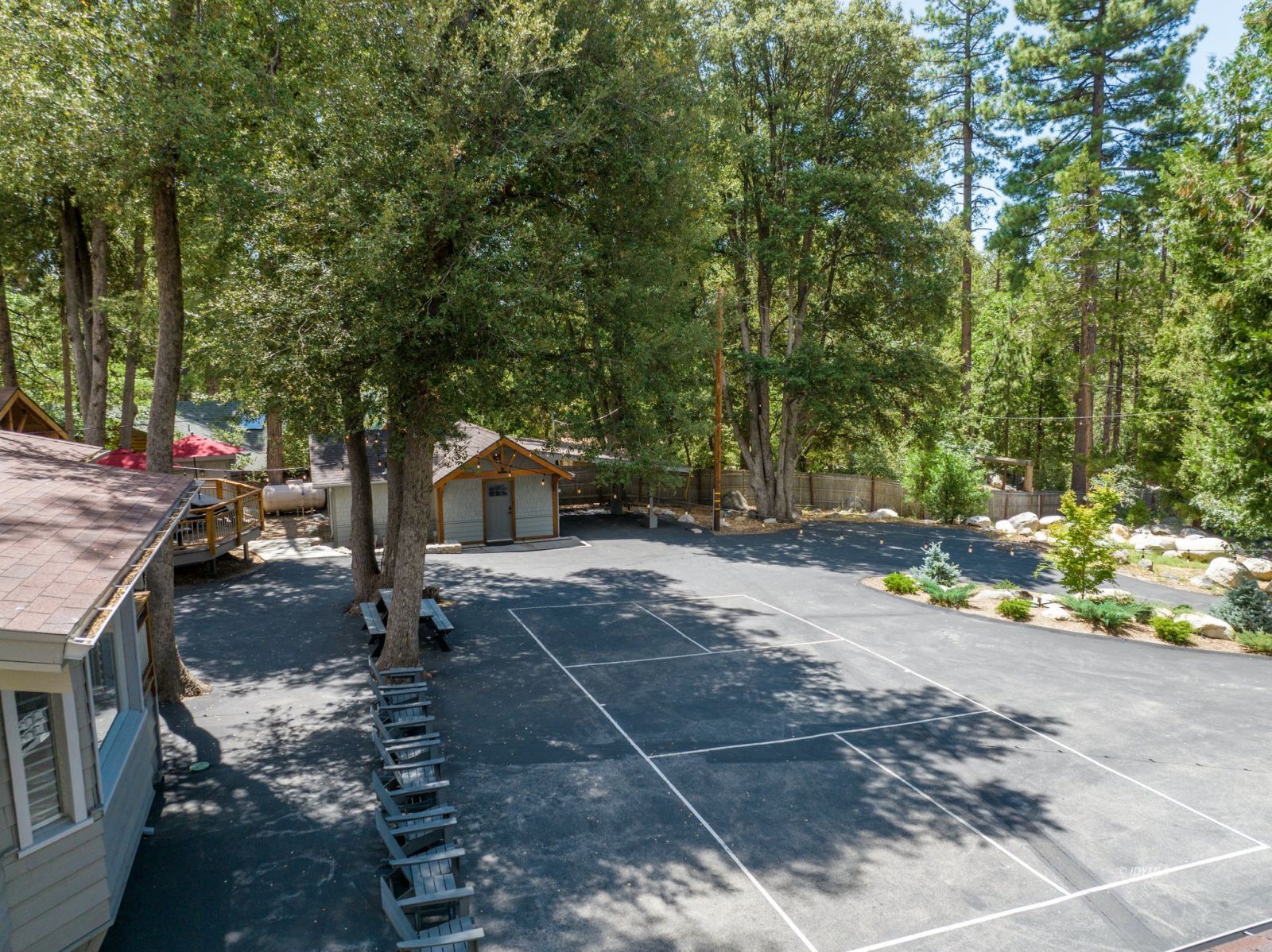 25010 Tahquitz Road Idyllwild, CA 92549 - Photo 86 of 93 Parking area with pickle ball court