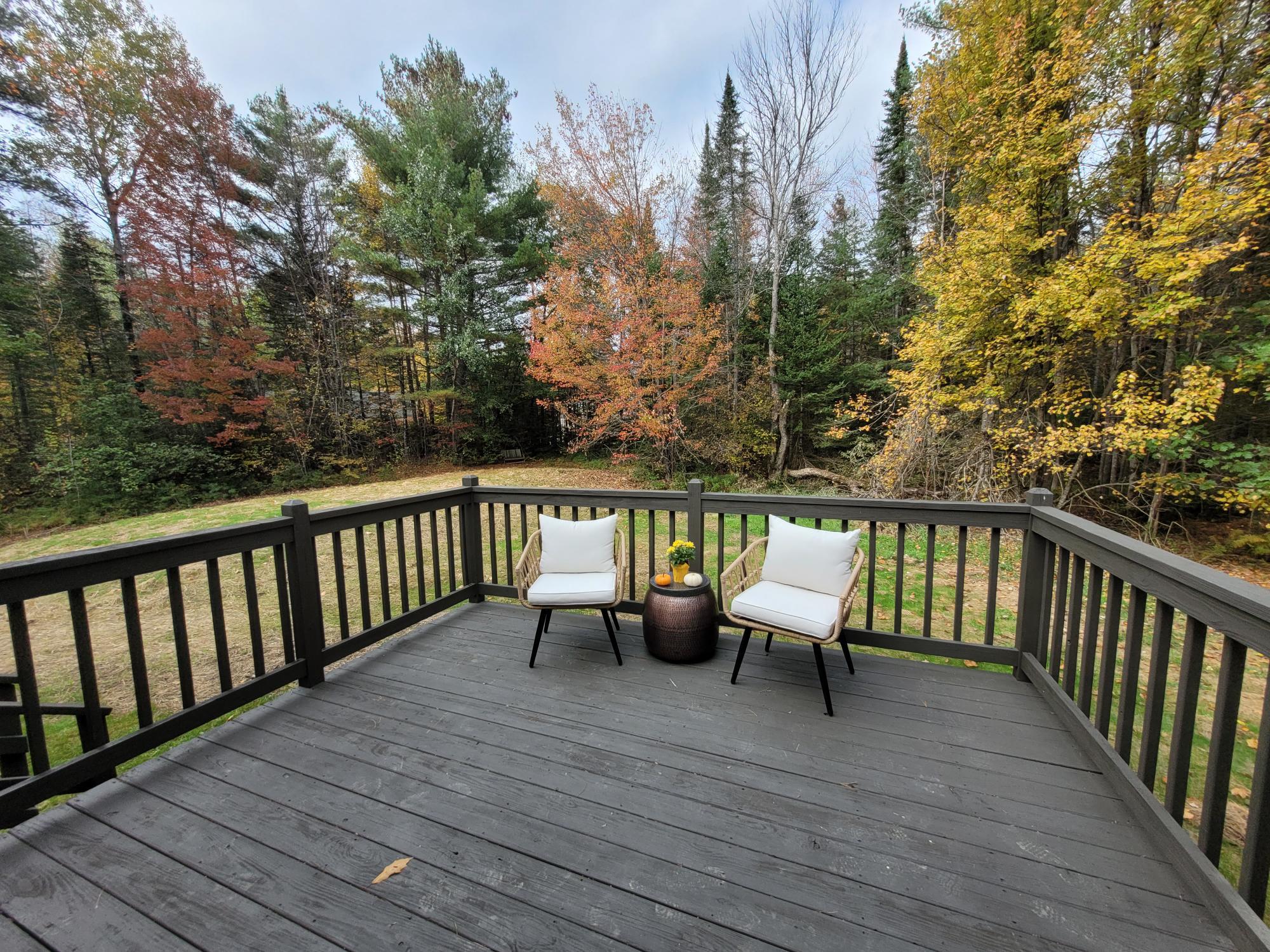 90 Old Norridgewock Road Fairfield, ME 04937 - Photo 34 of 45 Deck rear off the house