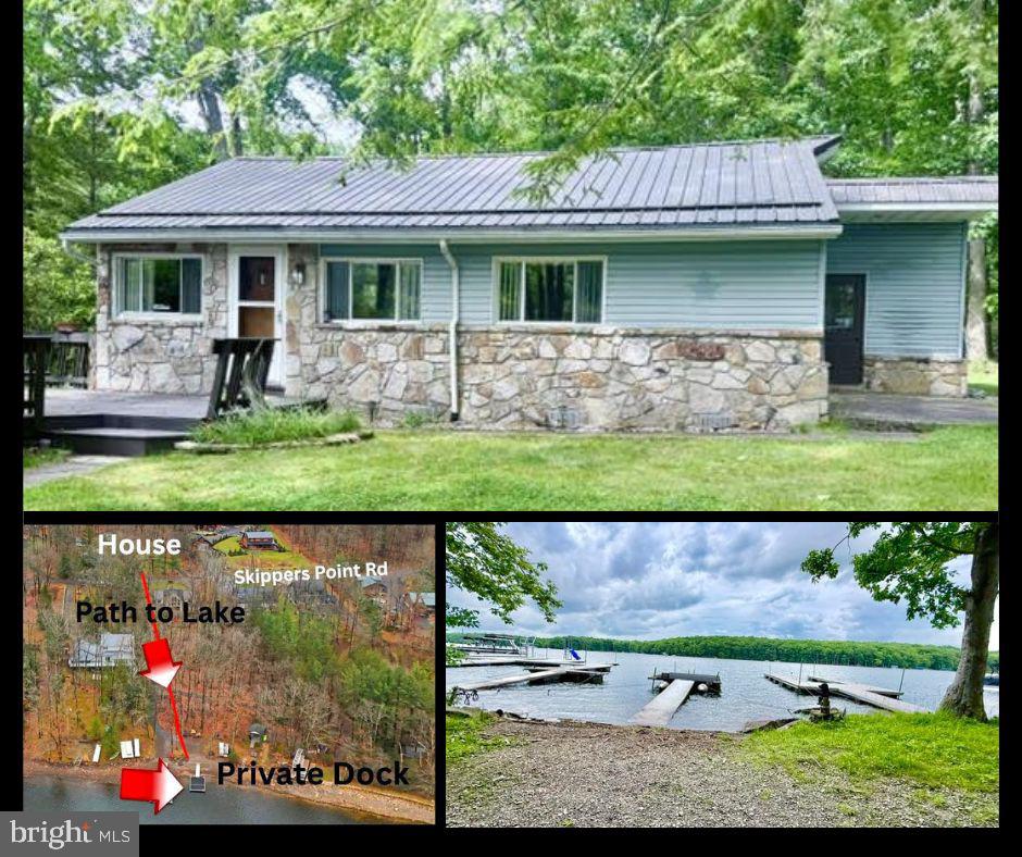 222 Skippers Point Road Oakland, MD 21550 - Photo 1 of 63 Split lakefront 5 BR cottage w/private dock