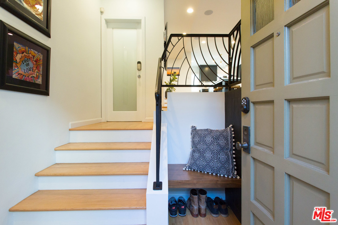 631 Strand Street, Unit 2 Santa Monica, CA 90405 - Photo 24 of 30 a view of entryway and hall with wooden floor