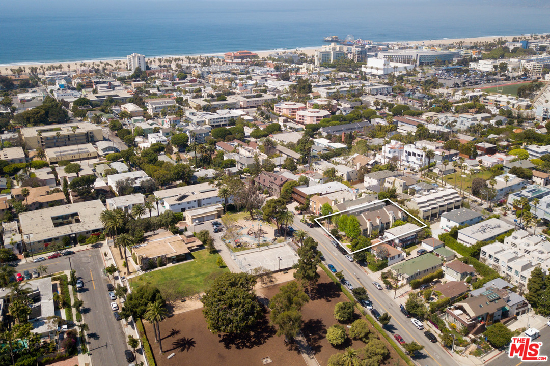 631 Strand Street, Unit 2 Santa Monica, CA 90405 - Photo 26 of 30 an aerial view of a city