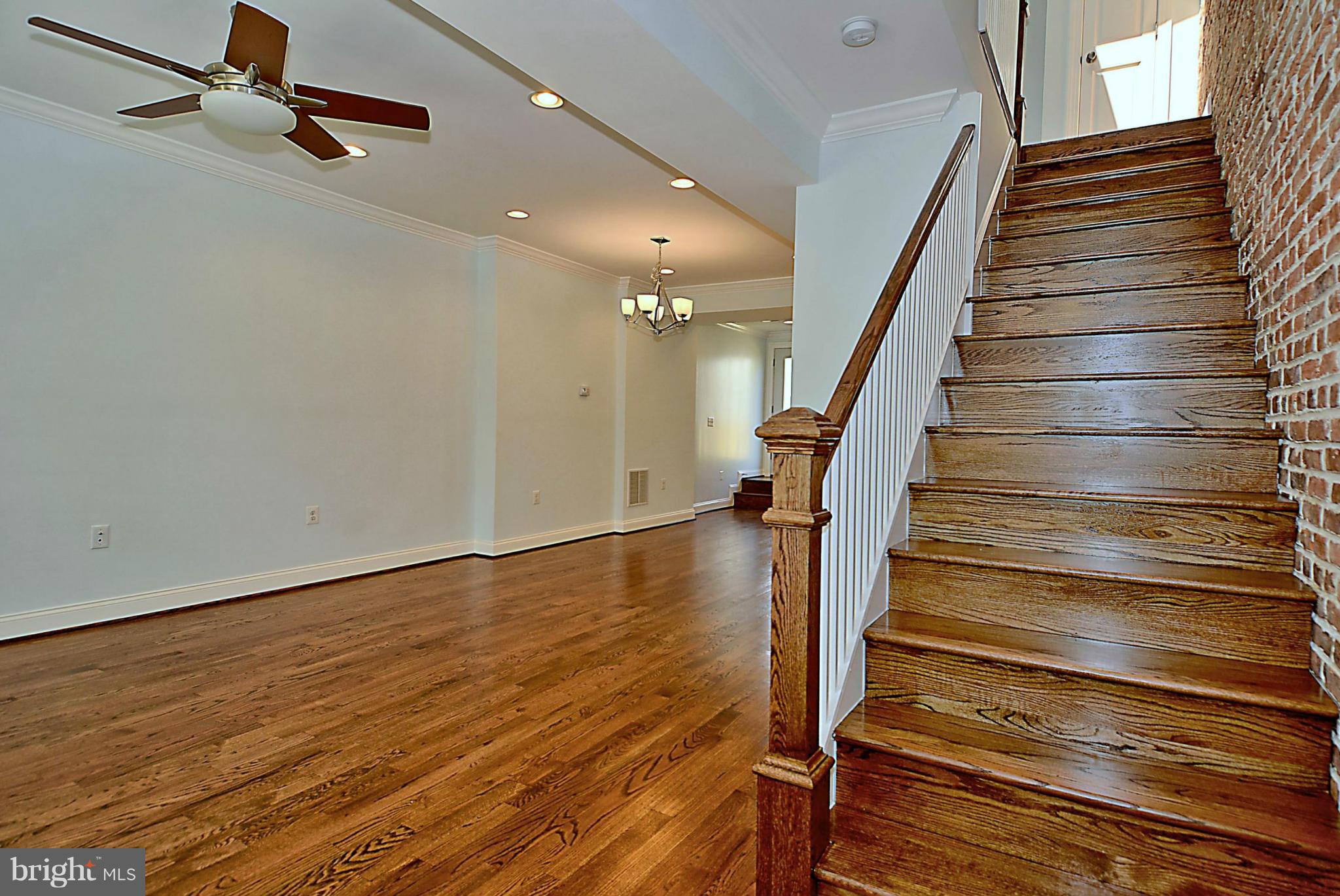 1102 4th Street Northeast Washington, DC 20002 - Photo 3 of 17 a view of entryway and hall with wooden floor