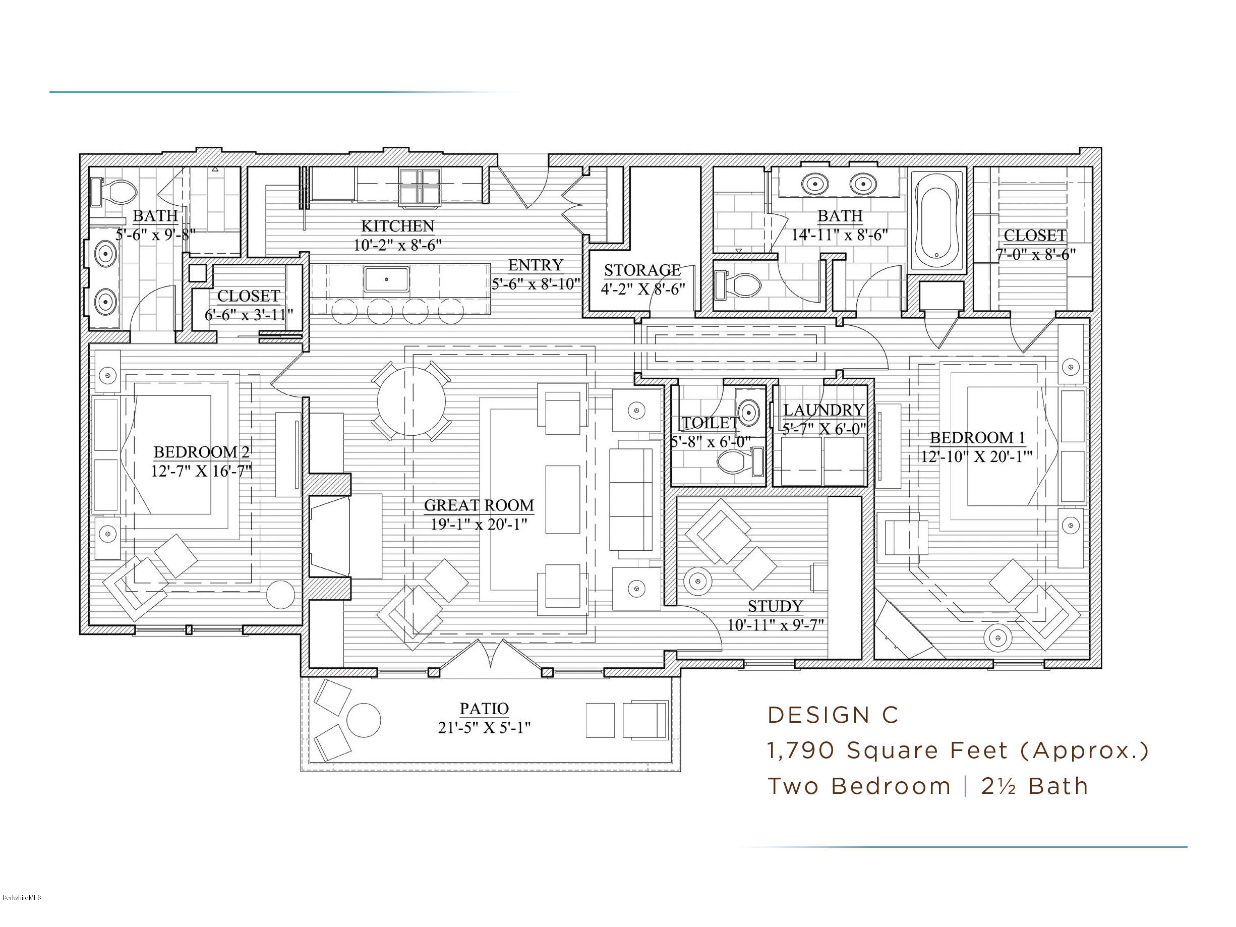 165 Kemble Street, Unit 10 Lenox, MA 01240 - Photo 22 of 24 a black and white photo of a picture