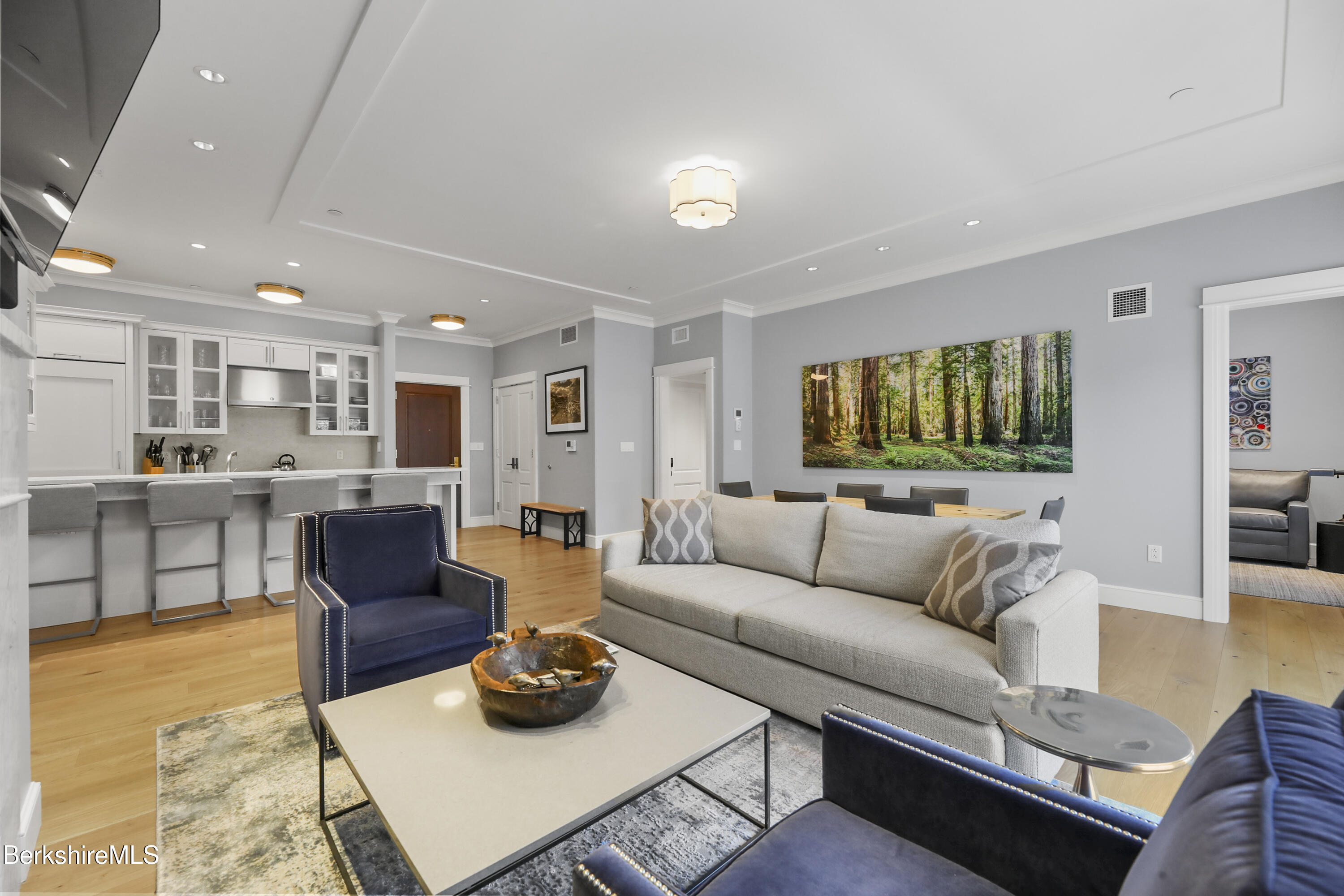 165 Kemble Street, Unit 10 Lenox, MA 01240 - Photo 4 of 24 a living room with furniture and a table