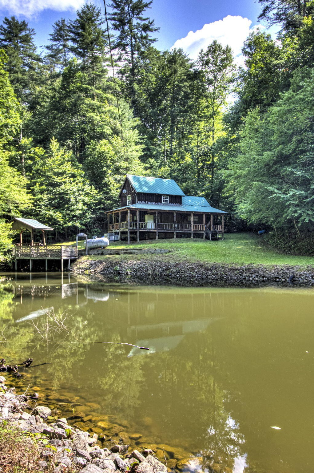 230 Big Towee Road Reliance, TN 37369 - Photo 50 of 69 a view of a swimming pool with a patio