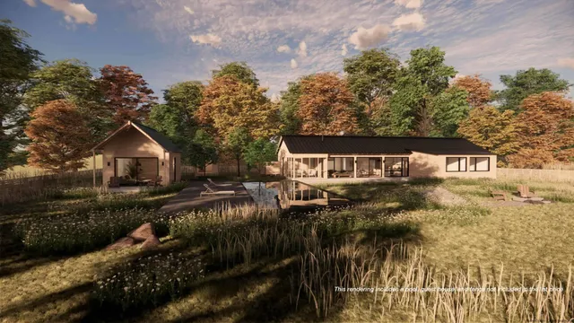 a view of roof with yard