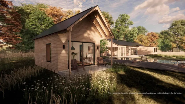 a view of a lake with outdoor space