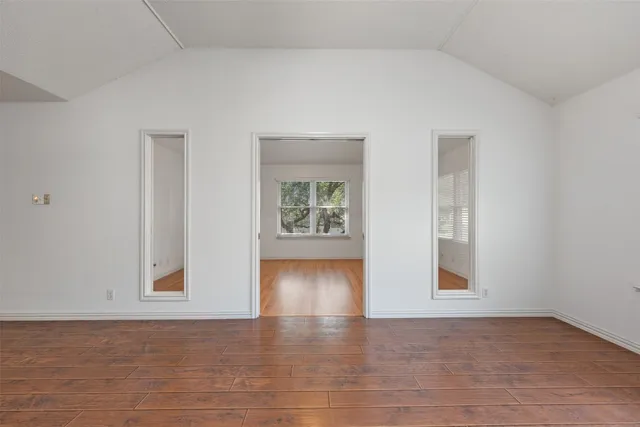 a view of an empty room