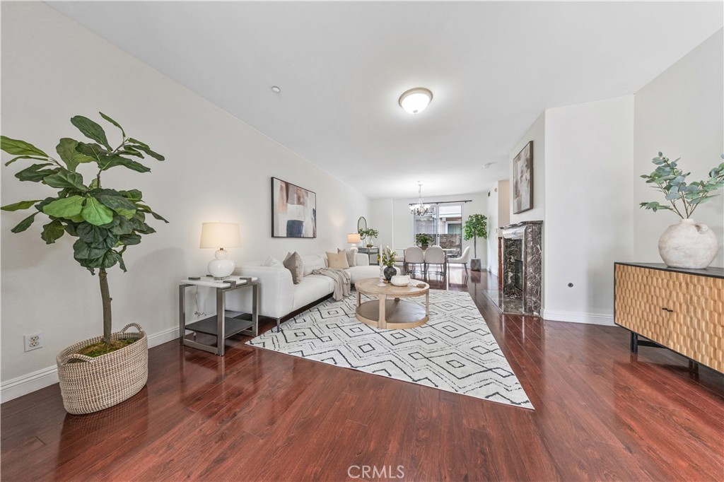 454 West Duarte Road, Unit D Arcadia, CA 91007 - Photo 4 of 27 a living room with furniture potted plant and wooden floor
