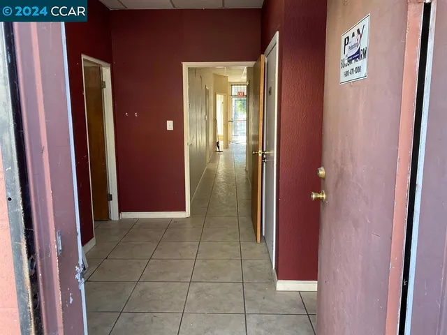 a view of hallway with elevator