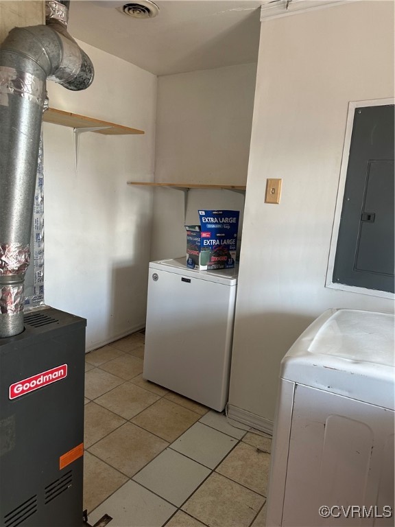 8713 Lonepine Road Henrico, VA 23294 - Photo 11 of 12 Laundry area featuring light tile patterned floori