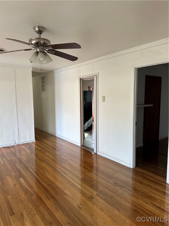 8713 Lonepine Road Henrico, VA 23294 - Photo 7 of 12 Spare room with ceiling fan, ornamental molding, a