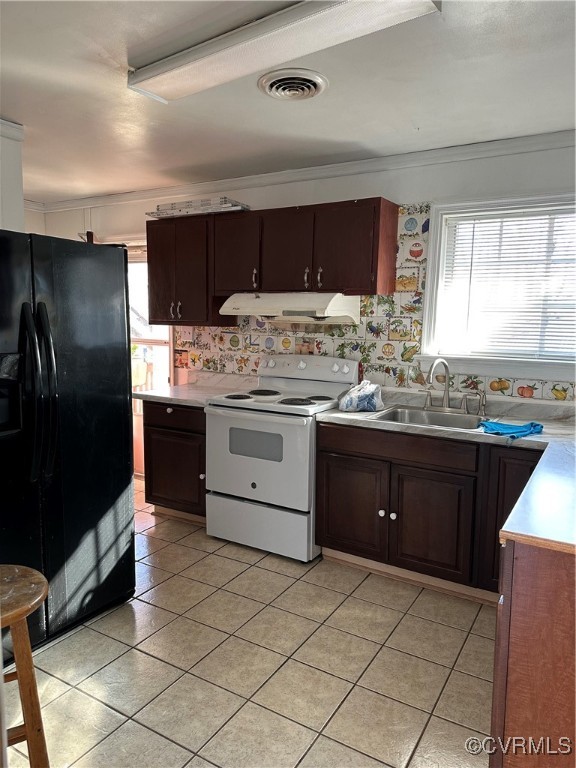8713 Lonepine Road Henrico, VA 23294 - Photo 8 of 12 Kitchen with refrigerator, ventilation hood, sink,