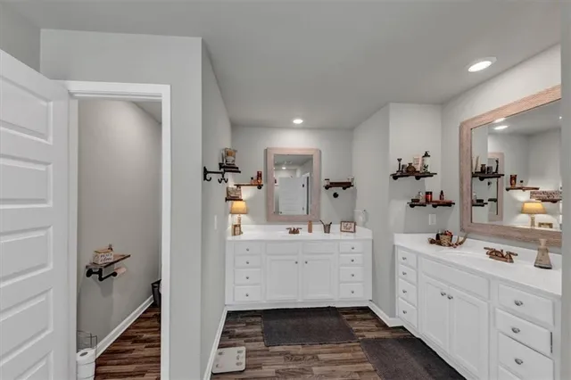 a view of car garage