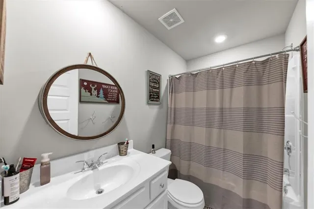 front view of a house with a outdoor space