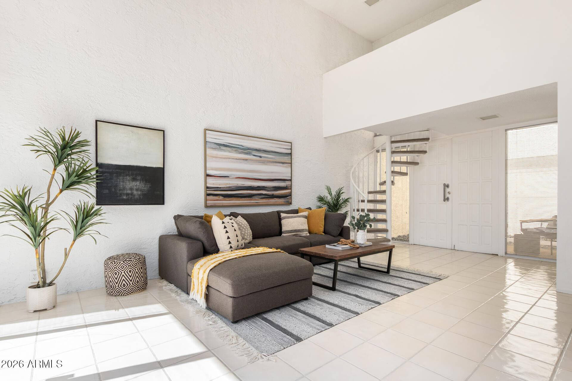 4656 North 40th Street Phoenix, AZ 85018 - Photo 7 of 28 a living room with furniture and wooden floor