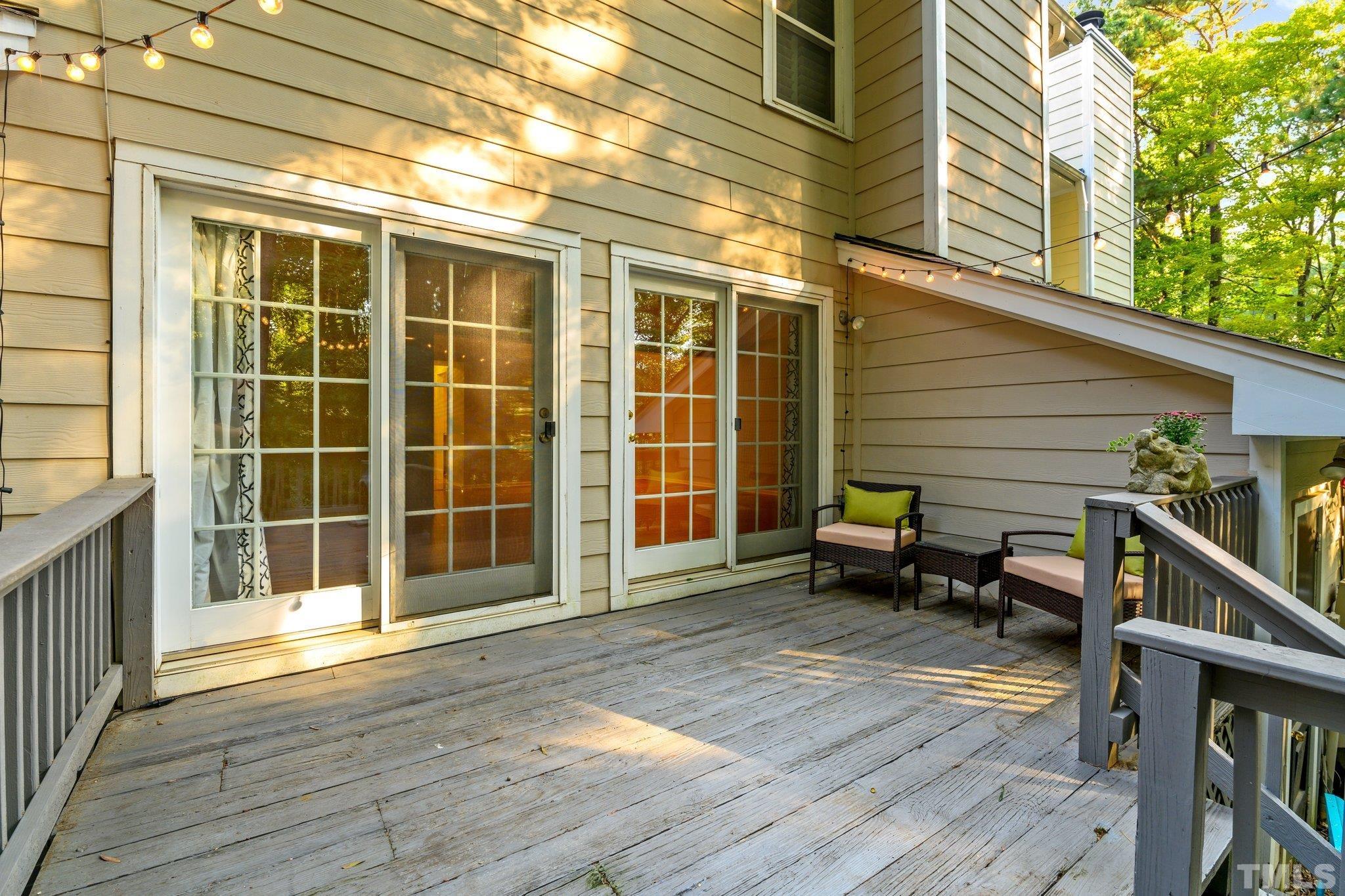 1502 Edgeside Court Raleigh, NC 27609 - Photo 18 of 27 Back deck perfect space to entertain.