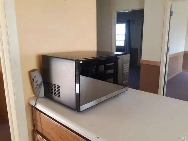 a close view of washer and dryer