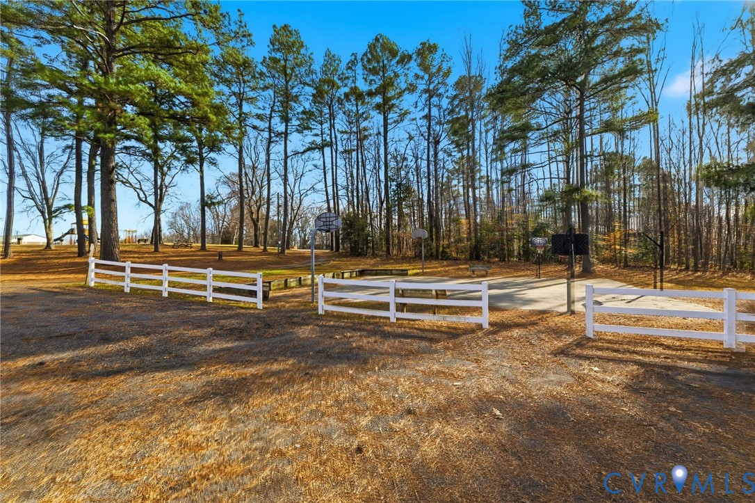 12145 White Bark Road Ruther Glen, VA 22546 - Photo 23 of 23 a backyard of a house with lots of green space
