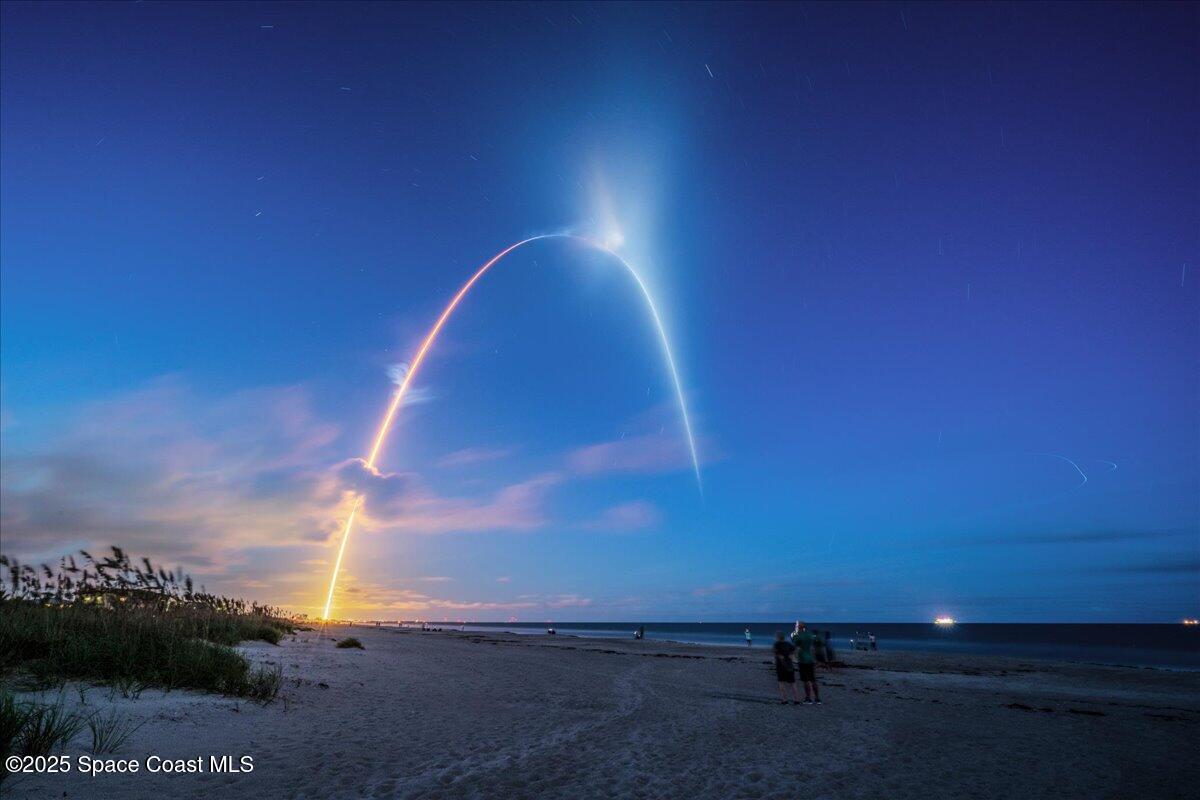 3221 South Atlantic Avenue, Unit 703 Cocoa Beach, FL 32931 - Photo 73 of 77 77-ROCKET NIGHT LAUNCH