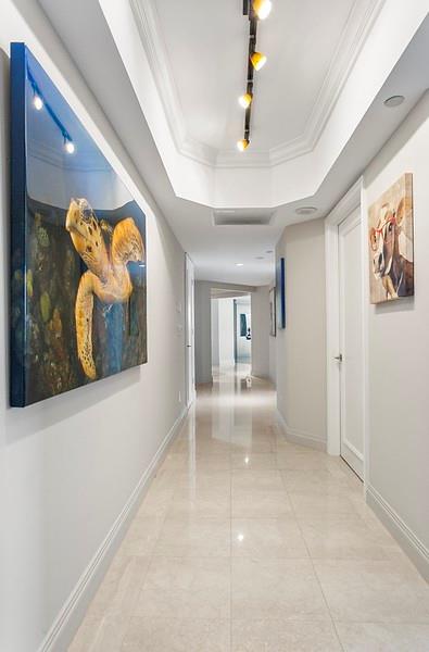 1700 South Ocean Boulevard, Unit 5B Lauderdale-by-the-Sea, FL 33062 - Photo 25 of 47 a view of a hallway with a window