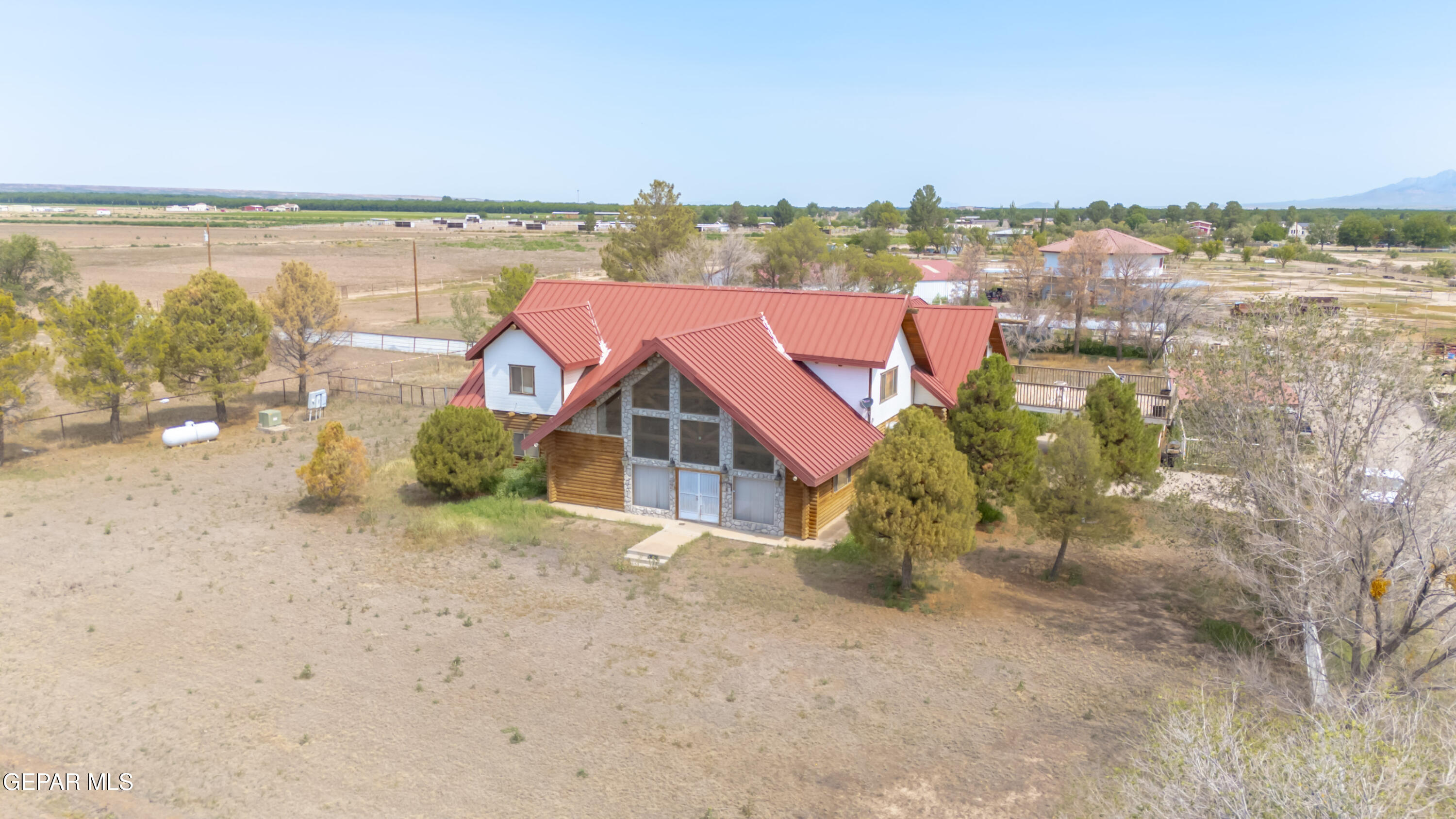1100 Vinton Road Anthony, TX 79821 - Photo 82 of 83 an aerial view of a house with a ocean view