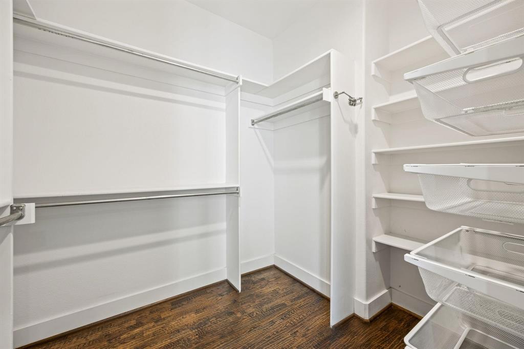 4690 Monarch Street, Unit 20 Dallas, TX 75204 - Photo 13 of 26 a view of an empty walk in closet