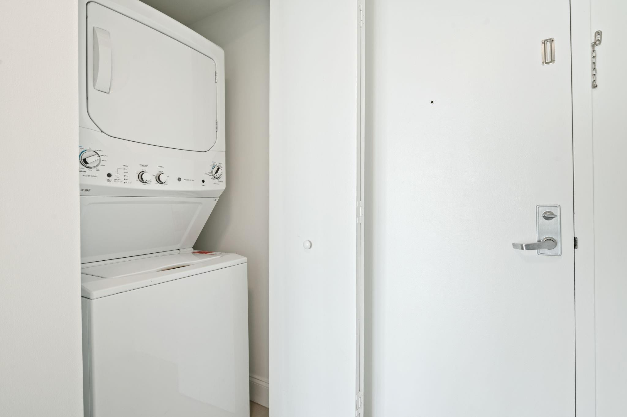 92 Southwest 3rd Street, Unit 1807 Miami, FL 33130 - Photo 26 of 49 WASHER & DRYER IN LAUNDRY CLOSET