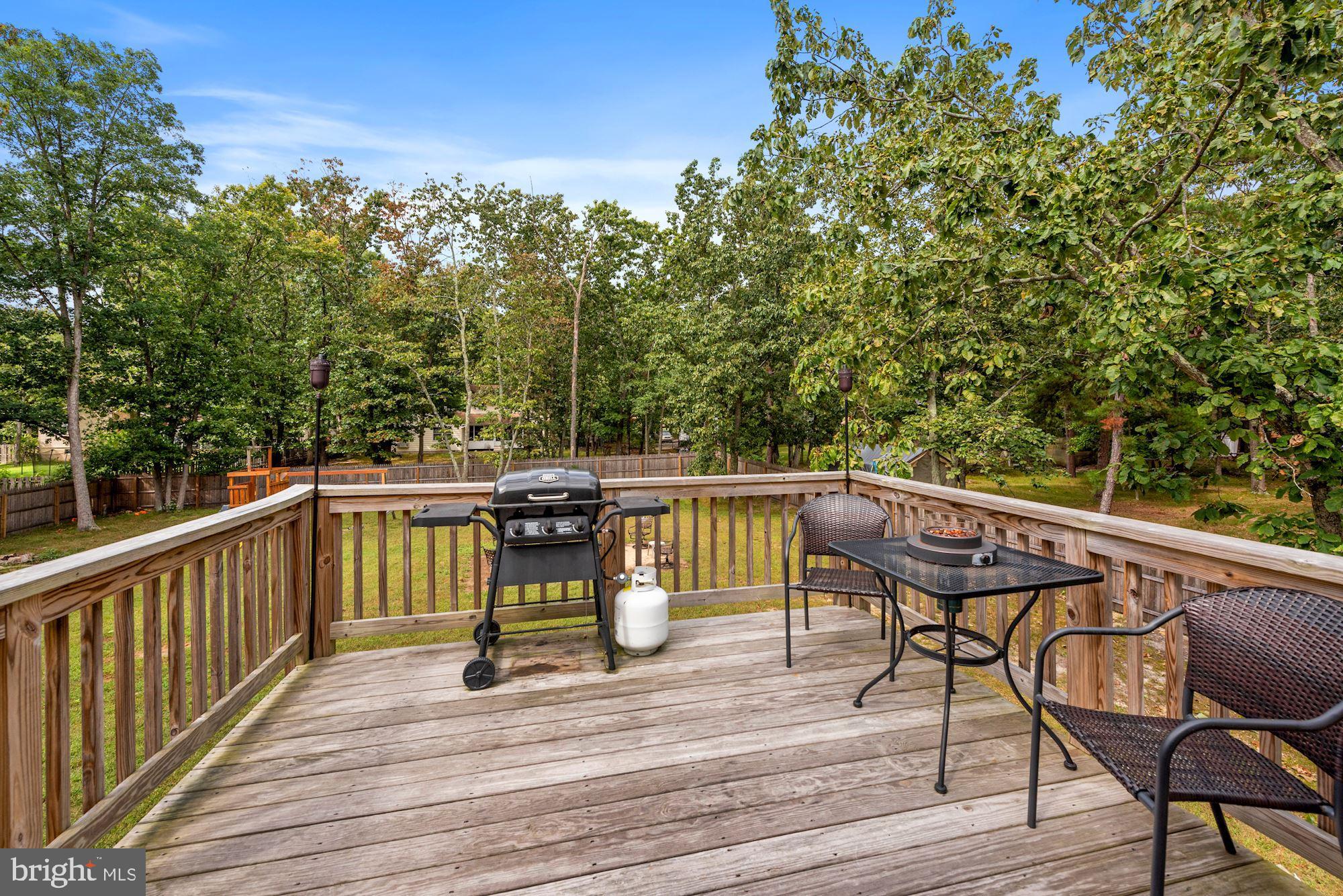 Upper Level Deck off Dining Room