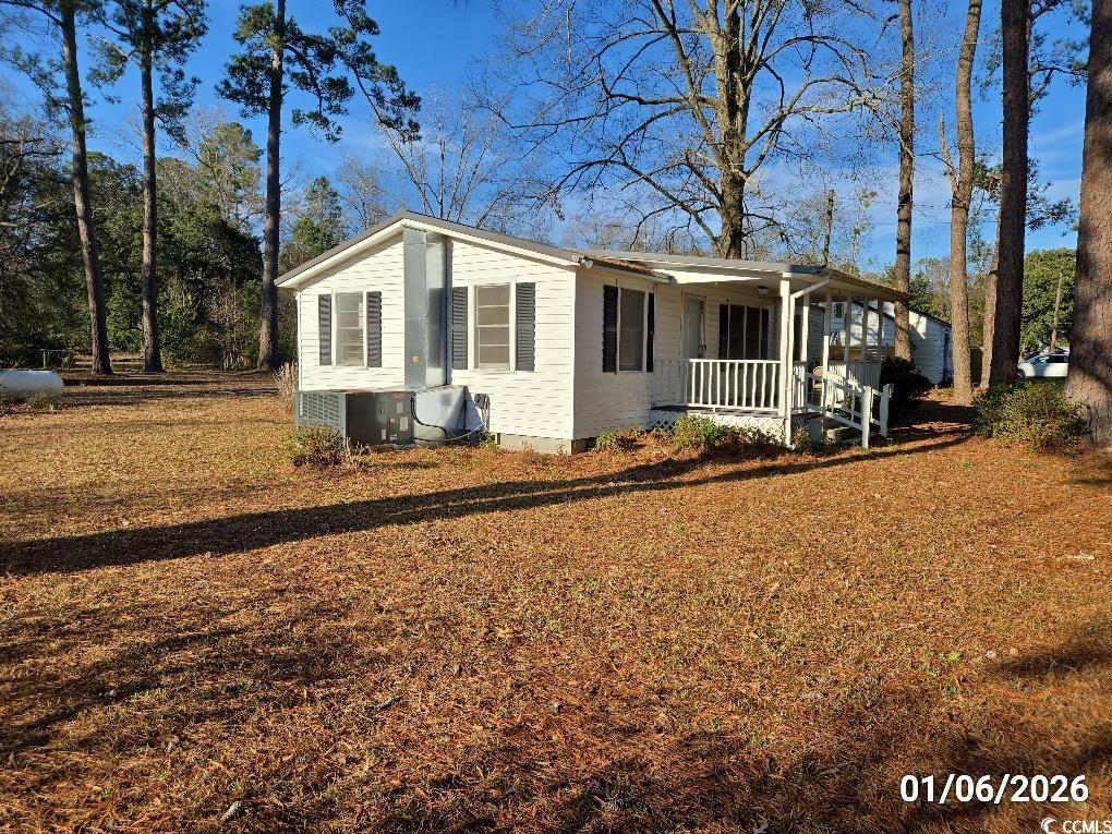 1341 Allison Landing Road Johnsonville, SC 29555 - Photo 12 of 27 View of front of property featuring crawl space and a porch